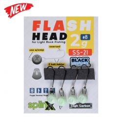 Spiinx Flash Head Glow Jig Head