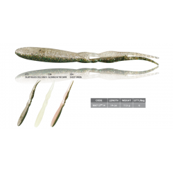 Nomura Double Tail Worm q14cm 11.5g 6pcs