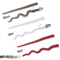 Savage Gear LRF Ragworm Kit 18+2pcs (Red. Brown. Glow)